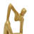 Porcelain Ceramic Sitting Thinker People Decorative Sculpture Set-372418284