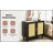 Natural Rattan Door Buffet Cabinet With Adjustable Shelves, Perfect For Stylish And Functional Home Storage