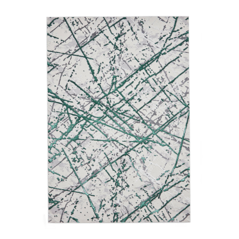 Artemis Artemis area rug Machine Woven Rectangle Green, Rectangle 120 x 170cm