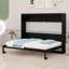 Lit escamotable élégant à imprimé tendance avec lumières DEL et prise USB-540733033-540733038