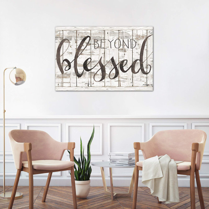 Beyond Blessed I by Cindy Jacobs - Print on Canvas, No Frame, 66.04 cm H x 45.72 cm W x 1.91 cm D