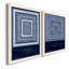 «Indigo Tile IV», reproduction sur toile 2 pièces-844602006-844602007