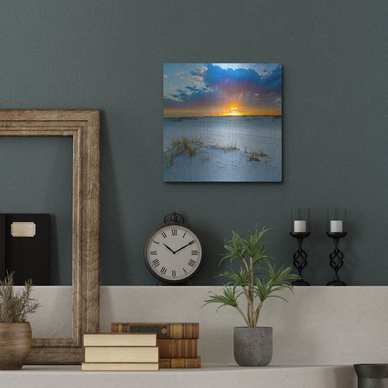 «Sun Burst Breaking Cloud» par Ezra Tanner, H 12 po x l 12 po