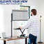 Single Monitor Extra Tall Desk Mount