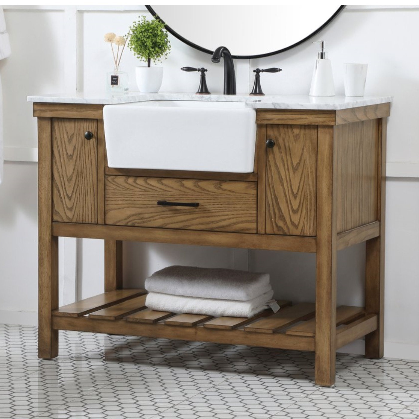 Pelaghia 42'' Single Bathroom Vanity, Driftwood