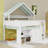 Wooden Frame Loft Bed With Cabinets And Shelves-1775177297