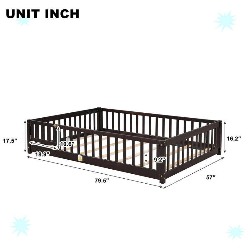 Kids Full Daybed, Espresso
