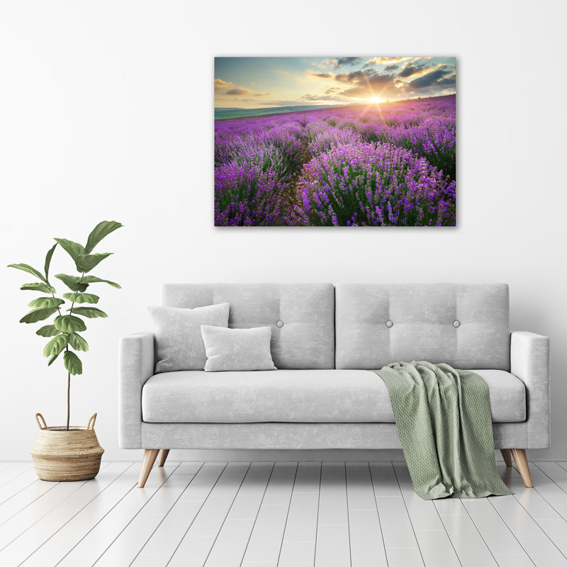 Lavender Field - Wrapped Canvas Print