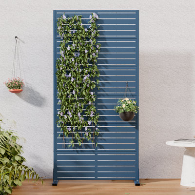 72" x 35" Freestanding Metal Privacy Screen Fence Panels