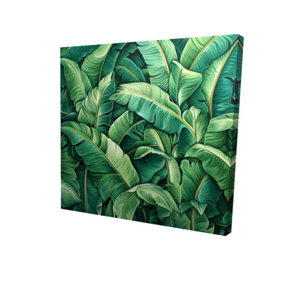 Lively Leaves Canvas - Contemporary Floral & Botanical Decor