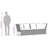 Patio Sofa With Cushions Brown Poly Rattan-1004270524-1004270525