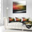 Coussin décoratif horizontal à imprimé abstrait-29866132-29866135
