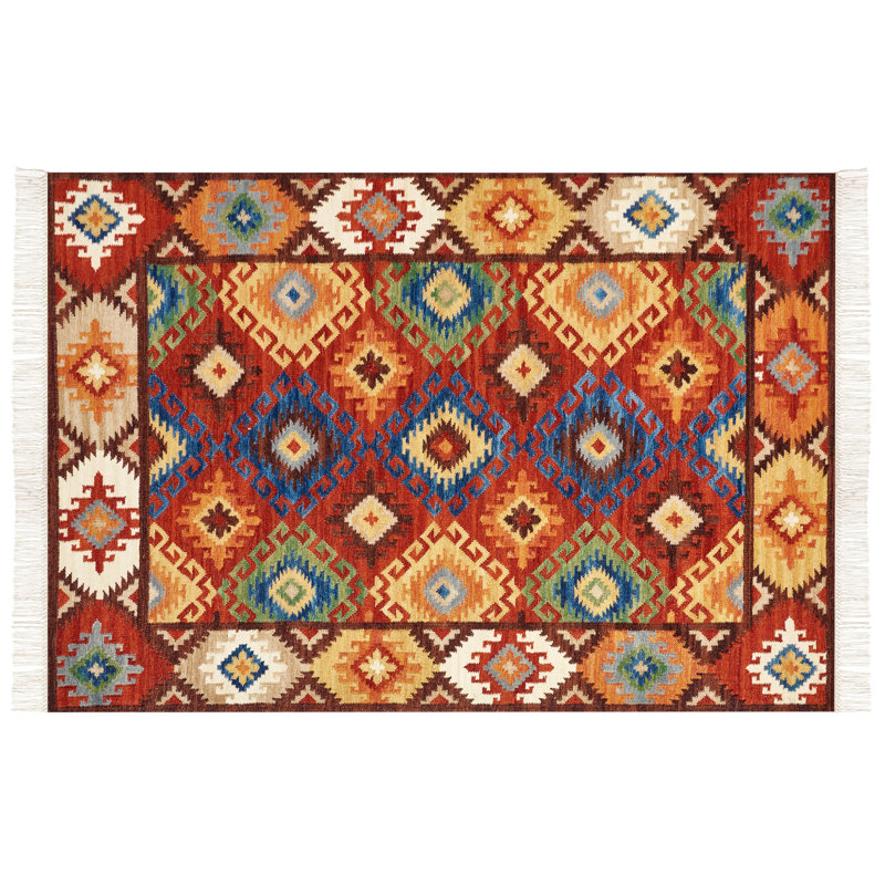 Stuttgart Southwestern Wool Hand Woven Area Rug, Rectangle 160 x 230cm