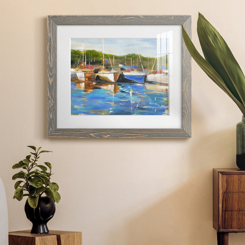 Safe Harbor - reproduction de photo encadrée sur papier, H 24 po x l 18 po x P 1,5 po, Encadré gris
