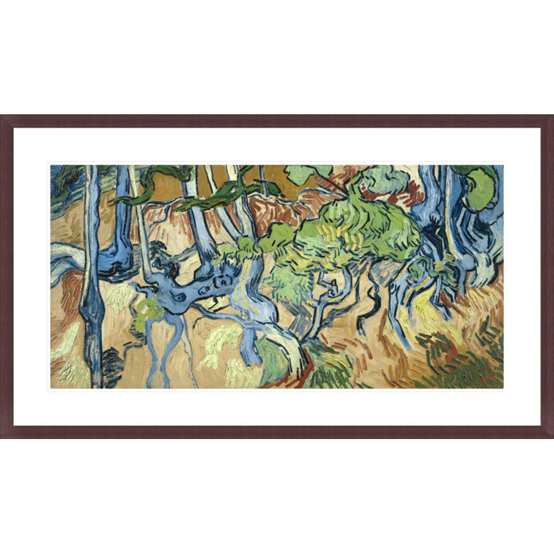 Arbre-racines par Vincent van Gogh, H 24,29 po x l 41,5 po