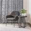 2 Panels Pencil Pleat Curtains Lined Woven Damask Tape Top Curtains (Silver, 137 x 168 cm)