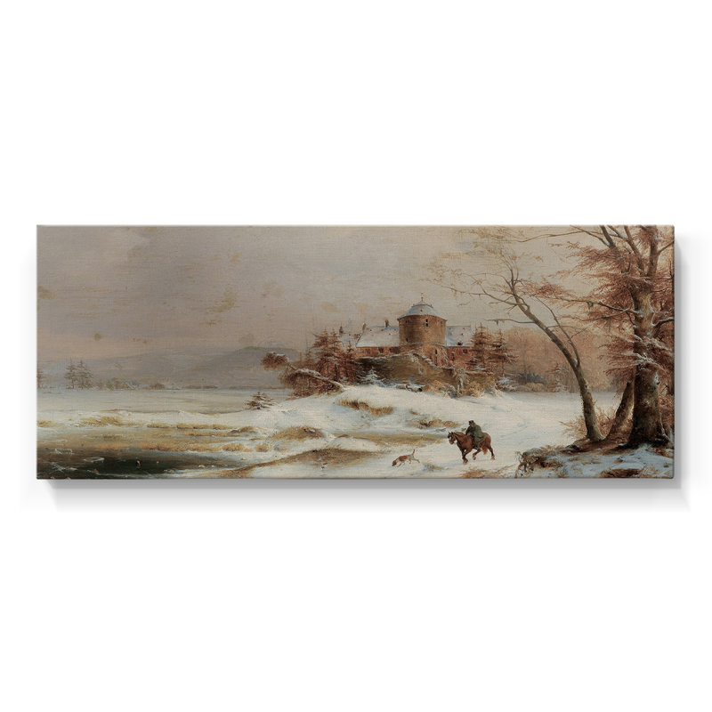Série paysage - Dxli - Toile tendue avec châssis - Prêt à accrocher, H 12 po x l 30 po