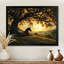 Cheval et chêne - art mural cheval pour le salon-2004461946-2042674758-2004461951