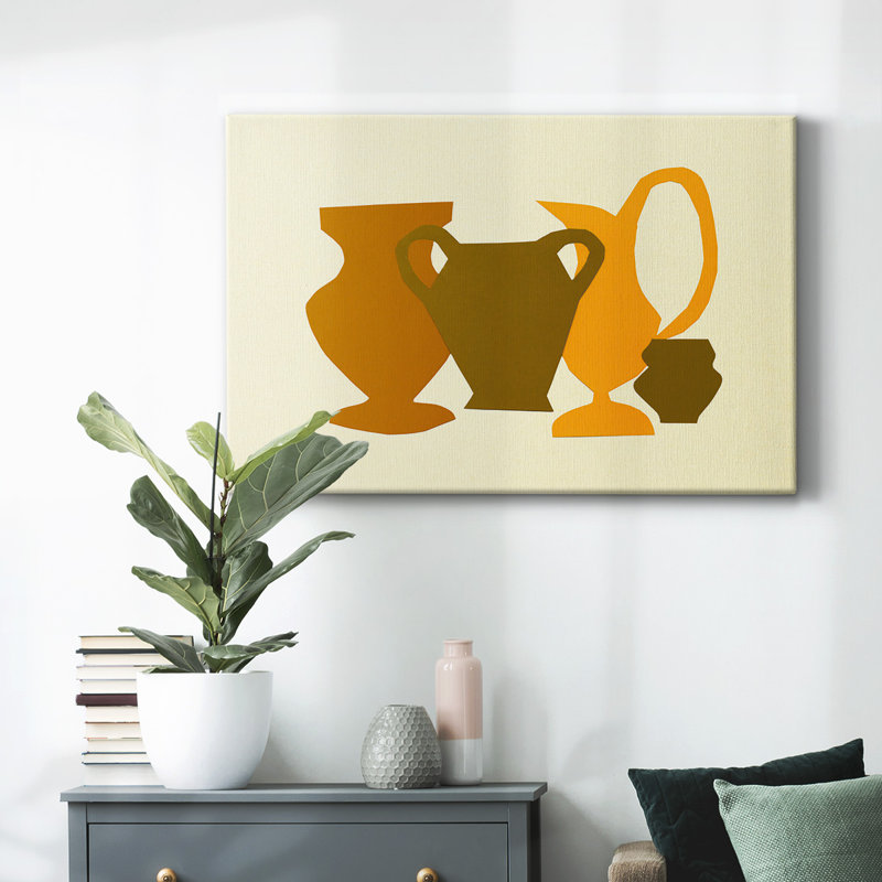 «Posing Pottery II», toile tendue avec châssis, H 12 po x l 18 po