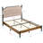 Queen Bed Frame With Upholstered Headboard, Charging Function And Touch - Sensitive Led Lighting, Under Storage Solution, Noise Performance, No Box Spring Needed, Modern Cozy Bedroom Setup, Lamb-767112099
