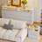 Modern 8-drawer Dresser With Led Lights & Glass Display Top, Fluted Chest Of Drawers For Bedroom,white-1137425486