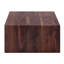 Table basse luxueuse en grain de bois de noyer au design moderne