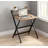 Folding Computer Desk,  With Monitor Shelf For Small Space, Home Office, Study-1139411894-1139411899