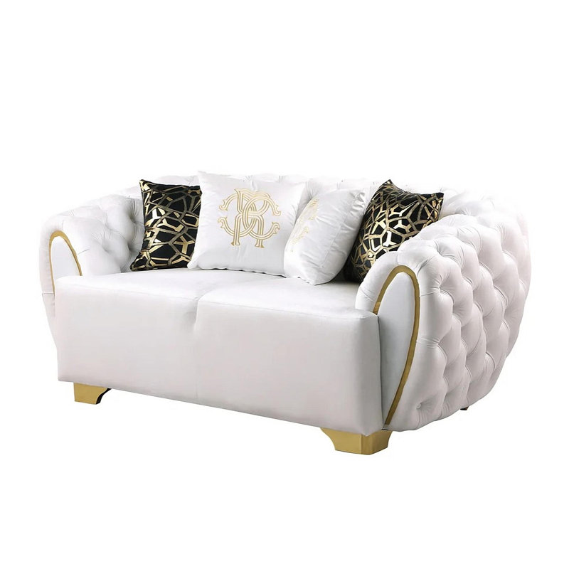 Ensemble de salon Johnte, Blanc