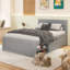 Lit plateforme avec tiroir et deux tablettes-637167965-637167963