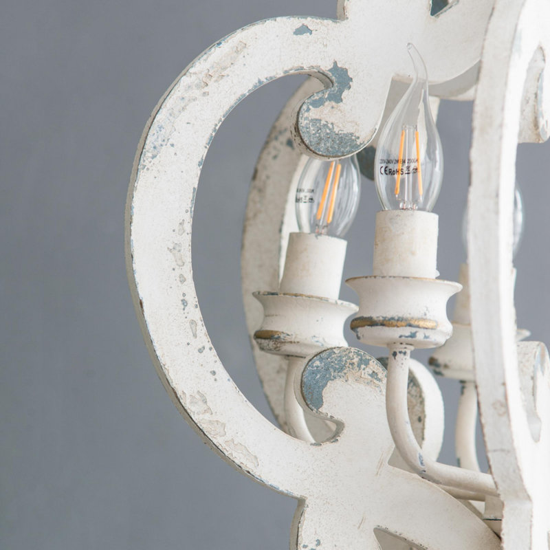 Luminaire suspendu avec chaîne réglable, Beige