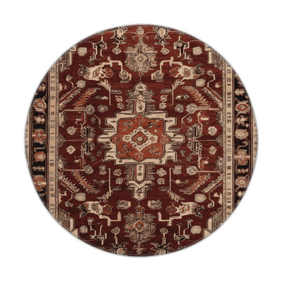 Turkish Brown Indoor and Outdoor Area Rug