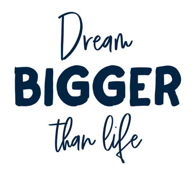 " Dream Bigger Pennant "