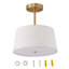 Linen Flush Mount