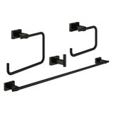 Essentials Cube 4 - Piece Bathroom Hardware Set