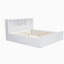 Grand lit plateforme en bois avec tête de lit multifonctionnelle, USB et tiroirs-1214427013