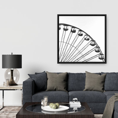 Le quart d'une grande roue | Toile encadrée pour le décor de la chambre à coucher