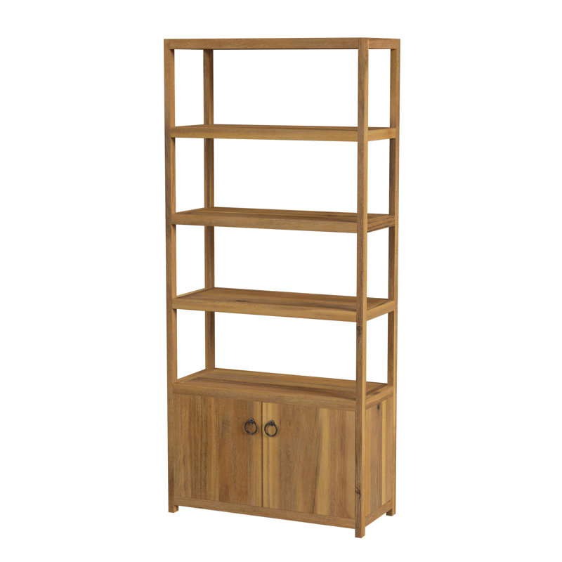 Lark 4- Tier Etagere Etagere Bookcase, Natural