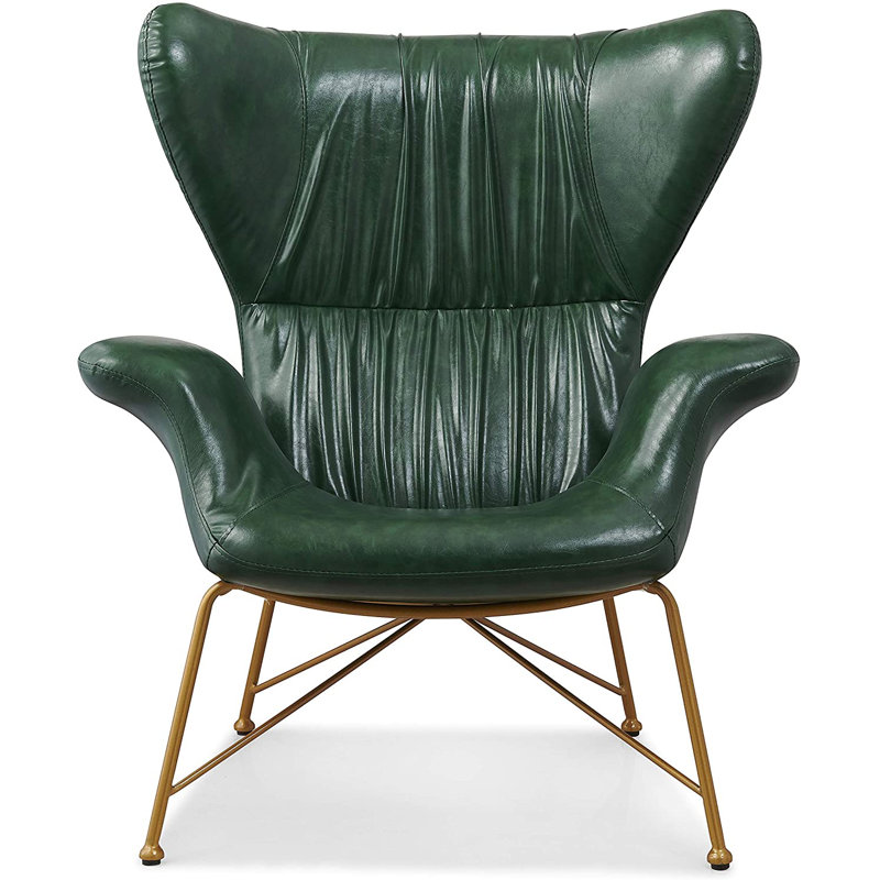 Germanos Upholstered Wingback Chair