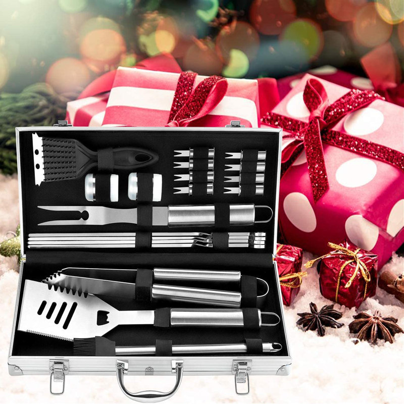 Ensemble d'outils de barbecue robustes
