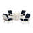 Oxford 5 Piece Multiple Chairs Seating Group with Cushions-127280780-88752653