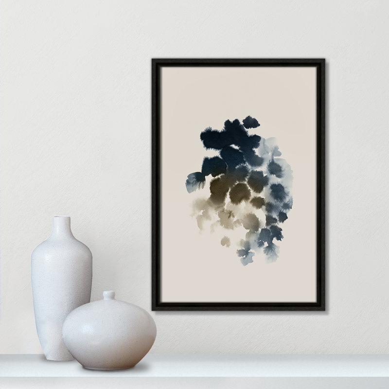 «Emerald Azure II» par Casa Fine Arts, Espresso, H 19,5 po x l 13,5 po