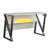 Genesis Adjustable Gaming Desk, White