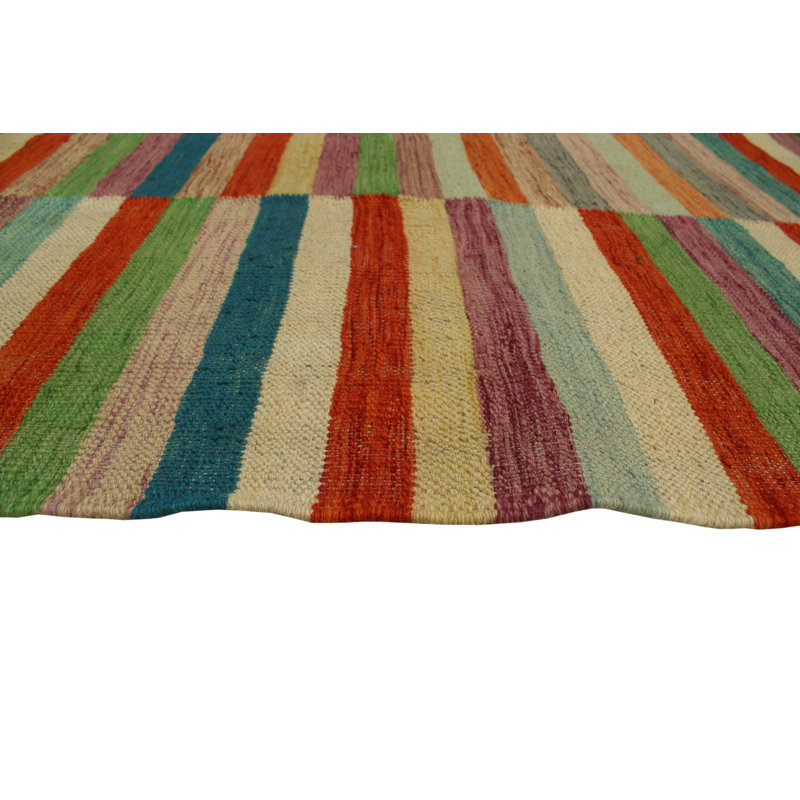 Genera Wool Striped and Geometric Indoor Rug