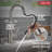 Hazelwood Brushed Nickel Kitchen Faucet with Pull Down Sprayer and Soap Dispenser, Modern Single Hole Kitchen Sink Faucet, Single Handle, Spotshield Stainless-86678069