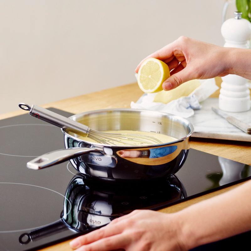Alva Maestro Premium 5-Ply Stainless Steel Saucepan with Lasered Etched Measurement