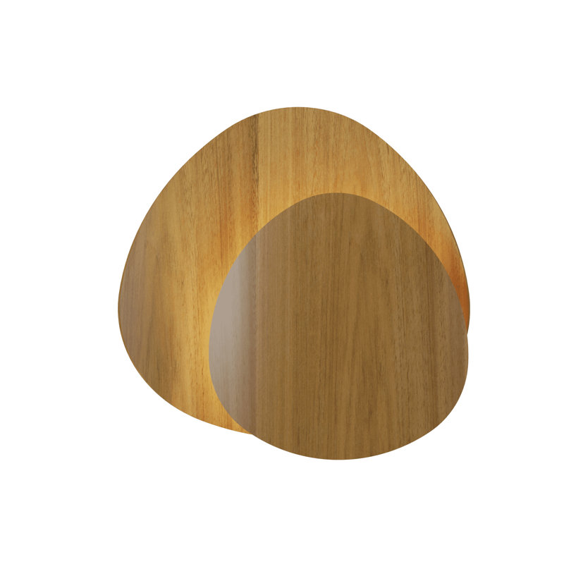 Leaf 1 - Light Flush Mounted Sconce, Louro Freijó