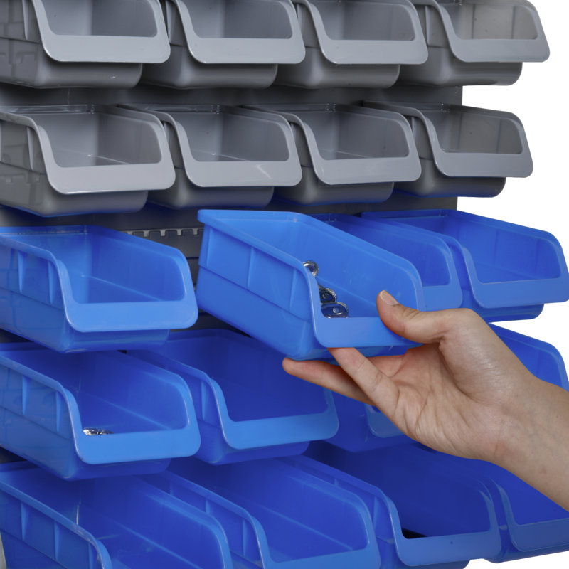 Storage Bins Parts Rack