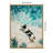 Dogs Life Swimming by Ilora Framed Canvas Wall Art Print-439595745