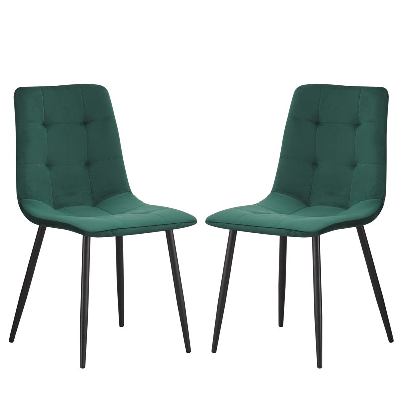 Ashanti 47cm H Upholstered Side Chair, Green
