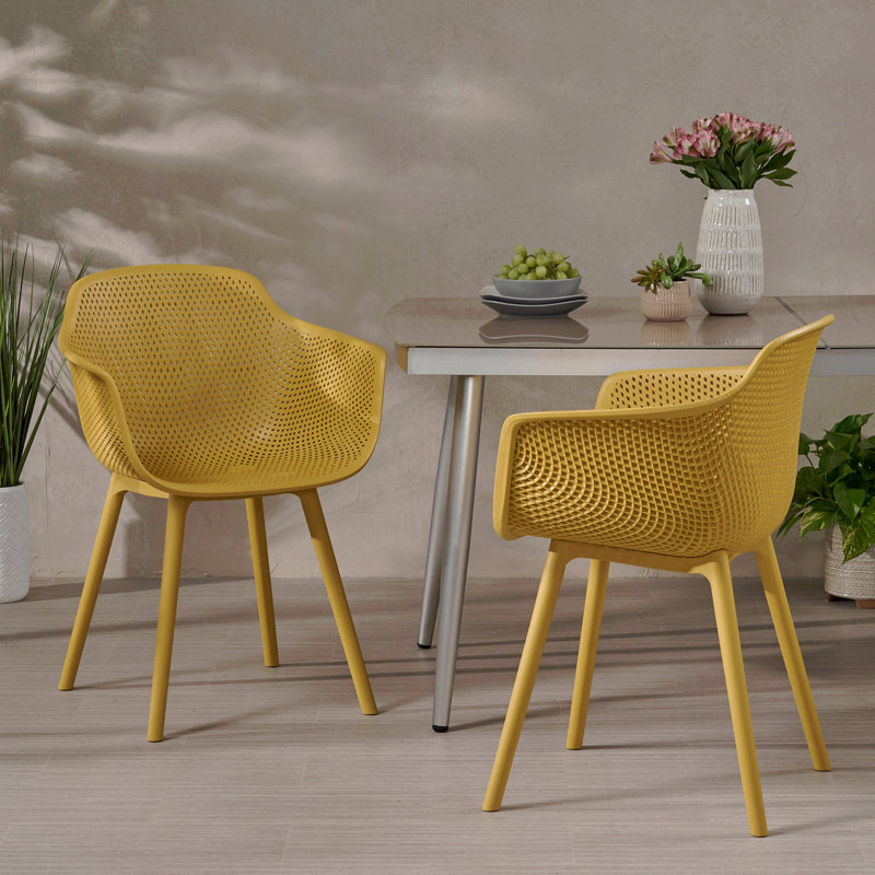 Patio Lotus Chair, Yellow